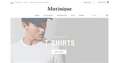 Desktop Screenshot of matinique.com